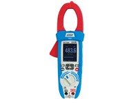 Solar Clamp Meter 2.4” TFT Colour LCD Display, 1000A AC/DC, 1500VDC/1000VAC, True RMS, NCV, Diode Test, Continuity, Ø37mm Cable Clamp Size, Temp:-40⁰C~1000⁰C , 6000 COUNT , RES:0.1Ω~60MΩ, FREQ:0.01Hz~10MHz, CAP:0.01nF~100mF, 270x95x42mm, 550g [MAJ MT782]