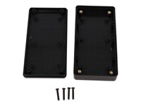 ABS Fire Retard Enclosure 130X65X25MM Black IP54 [1599BBK]