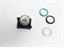 Push Button Actuator Switch Illuminated Momentary • Green Raised Lens • Black 30mm Bezel [P302MG]