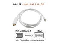 Mini Display Port to HDMI Lead 1,8m [MINI DP-HDMI LEAD PST 1,8M]