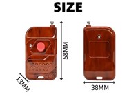 12V Single-Button 433MHz Remote Control (Battery Not Included). Encoding Type: Fixed CodE. Uses A23BP1 Energizer or V23GA Varta 12V Battery. Compatible with BMT 433MHZ 1-CHANNEL RECEIVERS. [BDD 433MHZ 1CH TRANSMITTER]