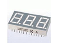 DISP LED 7SEGX3 CC (3 DIGIT)  0,56" HI-BT RD 5600MC [BC56-12SRWA]