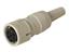 Straight Inline Din Socket • Grey • 6 way • Solder Joint • with Locking Screw [MAK6100 GREY]