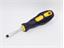 Ergo Cushion 5x50mm Flat Screwdriver with Chrome Vanadium Steel Blade and Black Tip Finish [CXD SCW701015]