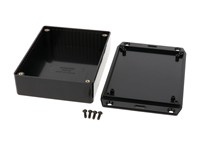 ABS Enclosure Black 146.2 X 93.8 X 33.8 MM (With Lid) With Flang [1591GFLBK]