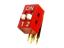 2 WAY DIP SWITCH SLIDE R/ANGLE (73/TUBE) [KTSA02]