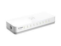 DLINK 8-PORT 10/100 DESKTOP SWITCH,EIGHT FAST ETHERNET AUTOO SENSING , LAN PORTS FOR HIGH-SPEED WIRED CONNECTIONS, IEEE 802.3AZ ,D-LINK GREEN TECHNOLOG [D-LINK DES-1008A]