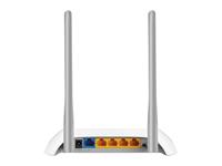 300Mbps Wireless N Router , 4 x 10/100Mbps LAN Ports , 1 x 10/100Mbps WAN Port , PSU:9VDC/0.6A , 2*5dBi Fixed Omni Directional Antenna (RP-SMA) 182x128x35 mm [TP-LINK WR840N]