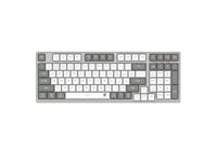 Redragon Scissor Full-Sized Wired USB Gaming Keyboard, Keys:Low-Profile Scissor Silent Keys, Compact & Modern Design, Grey/White, Suitable for Gaming or Office Usag, 38.2x13.6x2.4cm, 576g [RGN-BK7113]