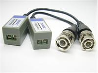 1 Channel Passive Transceiver Video Balun (Pair) with leaded BNC with Screw Terminals for CCTV via Twisted Pair [BALUN 1CH P-TXRX BNC-SCREW]