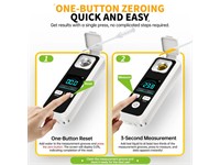 FNIRSI JBM-20 Rechargeable Digital Brix Refractometer. Accurately Measures Sugar Content (0–55% Brix) in Fruits, Beverages, and Liquids. +/-0.2% Accuracy. 1.54'' IPS HD Colour Screen [FNIRSI JBM-20 BRIX REFRACTOMETER]
