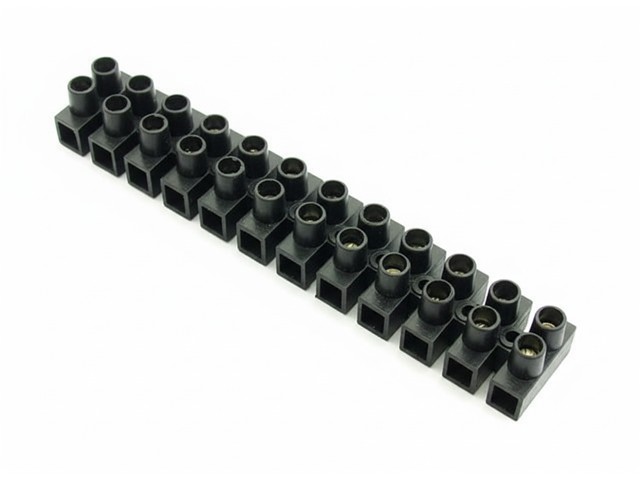 Strip Connector 3A Black [CHOC BLOCK 3ABK]