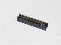 2.54mm Pin Box Header PCB Connector • 34 way in Double Rows • Right Angled Pins • Gold Plated [717340]