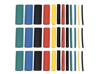 328 Piece Polyolefin Heatshrink Kit. 8 Sizes in 5 Colours [BDD HEAT SHRINK KIT 328PCS 5 COL]