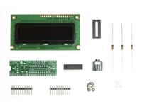 AXE133Y Serial OLED Module Kit includes a 16x2 OLED (yellow on black) together with a small 'serial interface' PCB fitted with a PICAXE-18M2 chip [PICAXE-SERIAL OLED MODULE]
