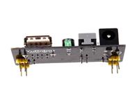 BREADBOARD POWER MODULE WITH MINI USB AND DC POWER JACK (FITS 5,5CM WIDTH BREADBOARD) [BMT BREADBOARD POWER MODULE]