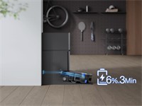 Ecovacs Smart Robot Vacuum, Suction Power:19500Pa, ZeroTangle 3.0 , OZMO Roller, TruEdge 3.0, Battery:6400mAh, PowerBoost Technology, Station Clean Water Tank:4L, Dirty Water Tank:2.2L, Dust Bag Capacity:2.5L, AI Stain Detection, 18kg [ECOVACS DEEBOT X11 PRO-OMNI-BK]