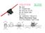 FUSE HOLDER 'ATQ' BLADE FUSE LEADED 30A *** NO LONGER SUPPLIED AS A LOOP *** [CQ211CN]