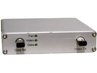Fibre Lite -  Single channel video transmitter; one channel data receiver for PTZ applications; 850nm; ST connector; dual fibre; stand-alone; 2.5km Multimode [BFR LVTXD-010-SMM]