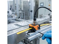AS-Interface Flat-Cable Insulation-Displacement Connector with M12 Connection, <42 V DC, 4 A Max Current, IP67 Protection And −25 to +70 °C Operating Range. [E75005  IFM]