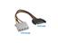 SATA POWER CABLE 4P MOLEX FEMALE TO 15P MALE SATA 30CM [SATA POWER CABLE 4-15P #TT]