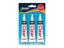 Bostik Clear Adhesive Value Pack 25MLX3 [GLUE CLEAR 25MLX3]