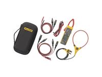 Fluke 393FC Clamp Meter TRUE-RMS 1000VAC CATIII 1500V with IFLEX Current Probe up to 2500A & MC4 Test Lead, IP54 [FLUKE 393FC/PVLEAD]