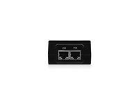 Ubiquiti Gigabit 24V 24W POE Adapter, O/P:24VDC@1.0A, 100~240VAC @ 50/60Hz , Data IN/POE:RJ45 Shielded Socket , Reset Button, Passive POE, Includes Power Cable [UBQ POE-24-24W-G]