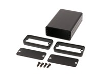 Enclosure Aluminium Black Anodized 80x54x23mm Metal End Plates [1455C801BK]