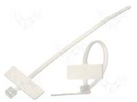Marker Cable Tie • 100x2.5mm • Natural [YJ-98X]