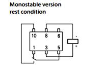 Monostable SMT Relay • Form 1C • VCoil= 9V DC • IMax Switching= 1A • RCoil= 1015Ω • PCB [V23026-D1025-B201]