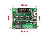 DIGITAL THERMOSTAT TEMPERATURE MODULE XH-W1209 WITH LED DISPLAY AND RELAY OUTPUT. -50-110DEG C. PSU:12VDC  O/P: 10A MAX [DGM DIGITAL TEMP CONTROL SWITCH]