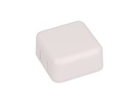ABS Plastic Miniature Enclosure - Snap-Fit / Wall-Mount 40x40x20mm Unvented IP30 - White [1551SNAP1WH]