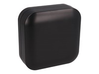 Enclosure FRABS Plastic 120x120x45mm Black IP54 Desktop/Wall Mount/IoT Indoor (Flame Retardant) [1556DBK]