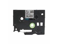 Brother Compatible Lable Cartridge, Black On Silver, Tape 12mm (8 Metres). AZE-931 = TZE -931 [AZE-931]