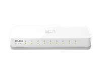 DLINK 8-PORT 10/100 DESKTOP SWITCH,EIGHT FAST ETHERNET AUTOO SENSING , LAN PORTS FOR HIGH-SPEED WIRED CONNECTIONS, IEEE 802.3AZ ,D-LINK GREEN TECHNOLOG [D-LINK DES-1008A]