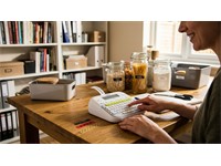 Brother P-Touch D210 (Handheld 2 line Printer, 6-12mm, Tape) - (9 Volt Adapter Not Included) [BRH PTD-210]