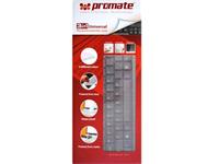 Keyboard Protection Cover , Promate PKC-01 is a premium quality transparent keyboard protection cover. 100% protection from dust and liquid, clear visibility for keys, glue free silica gel, no adhesive marks, smooth touch, washable and reusable cover [PMT PKC-01]