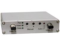 Fibre Lite -  Single channel video receiver with digitally controlled AGC; one channel data transmitter for PTZ applications; 850nm; ST connector; dual fibre; stand-alone; 2.5km Multimode [BFR LVRXD-010-SMM]