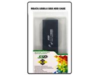 SSD External Enclosure Case mSATA To USB 3.0 SSD Hard Disk Box 6GBPS [MSATA USB3.0 SSD HDD CASE]