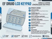 Druid One-Zone Keypad - Druid Keypad - 1 zone {EE-DR.LCD/KP} [EF DRUID LCD KEYPAD]
