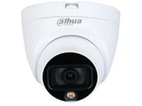 Dahua HDCVI Full-Color Eyeball Camera 2MP 2.8MM Lens, 1/2.8INCH CMOS, 20M Illumination Distance, 2D NR, BLC/DWDR, DWDR, CVI/CVBS/AHD/TVI Switchable, 12V ±30% DC MAX3.1W, Max 30fps@1080p, IP67 [DHA HAC-HDW1209TLQP-LED 2.8MM]