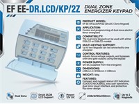 Druid Two-Zone Keypad - Druid Keypad - 2 Zone {EE-DR.LCD/KP/2Z} [EF EE-DR.LCD/KP/2Z]