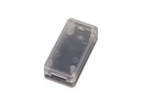 Enclosure ABS Miniature Plastic 50 x 25 x 15.5mm for USB Translucent Clear IP54 [1551USB2CLR]