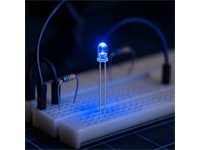 3mm Round Super Bright LED Lamp • Blue - IV= 1000mcd [L-7104PBC-A]