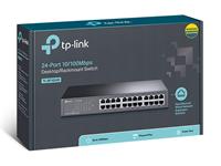TP-LINK 24 Port 10/100Mbs Desktop, Auto MDI/MDIX, 3.19W (220V/50Hz), Switching Capacity: 4.8Gbps, (294x180x44mm) [TP-LINK SF1024D]