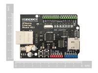 DFR0125 DFRDUINO ETHERNET SHIELD (SUPPORT MEGA AND MICRO SD) [DFR DFRDUINO ETHERNET SHIELD]