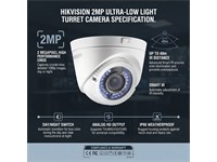 Hikvision VF DOME IR Turret Camera HD1080P, 2MP" CMOS, 1920x1080, Internal synchronization, 2.8~12mm Lens, True Day-Night, 40m IR, Switchable TVI/AHD/CVI/CBVS, IP66 [HKV DS-2CE56D0T-VFIR3F]