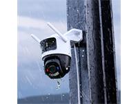 IMOU Cruiser Triple Full Colour Outdoor Camera, 2xFixed Camera 3MP 3.6mm Lens 30M IR, P&T Camera 5MP 6mm Lens 30M IR, 8x Digital Zoom, Built-in Mic & Speaker, WIFI, IMOU SENSE, 1x100Mbps, IMOU APP:iOS, Android, ALGO Play, 12V1,5A [IMOU IPC-S7UP-11M0WED]
