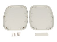 Enclosure Tablet Case ABS Grey Handheld Split Sides And End Panels 170 X 135 X 27MM IP54 Flame Retardent [1599TABMGY]